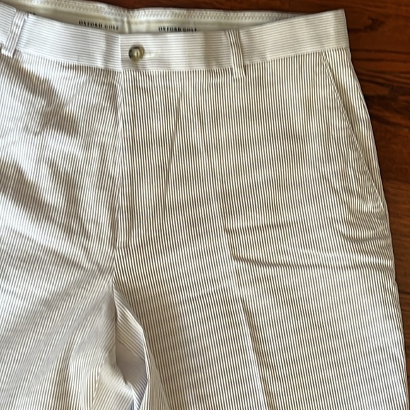 Oxford  golf striped stretch shorts 36 size - Picture 5 of 8